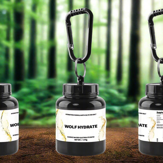 Wolf Supps - Portable Mini Hydrate Tub With Keychain & Funnel