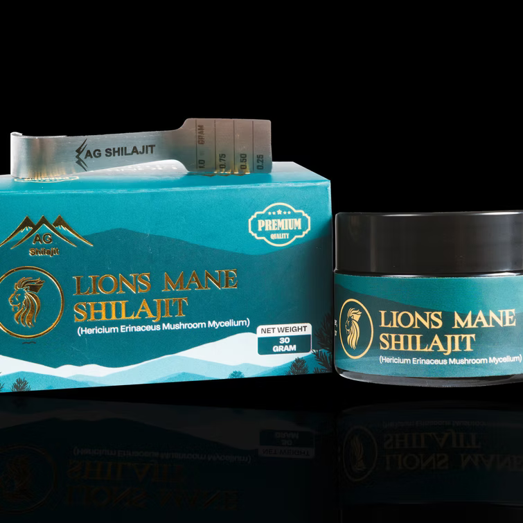 AG Shilajit - Lions Mane Shilajit