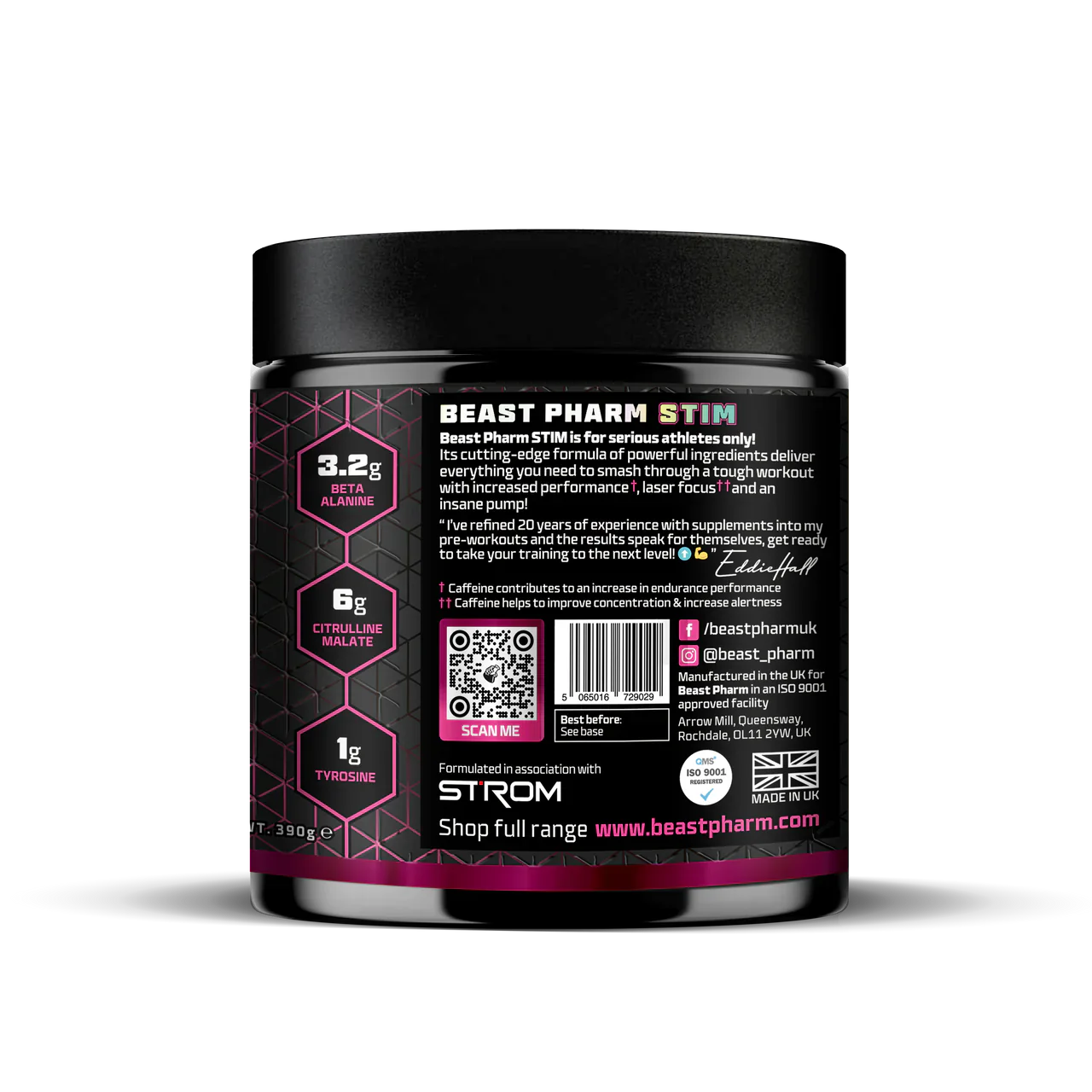 Beast Pharm - STIM Pre Workout 30 Servings