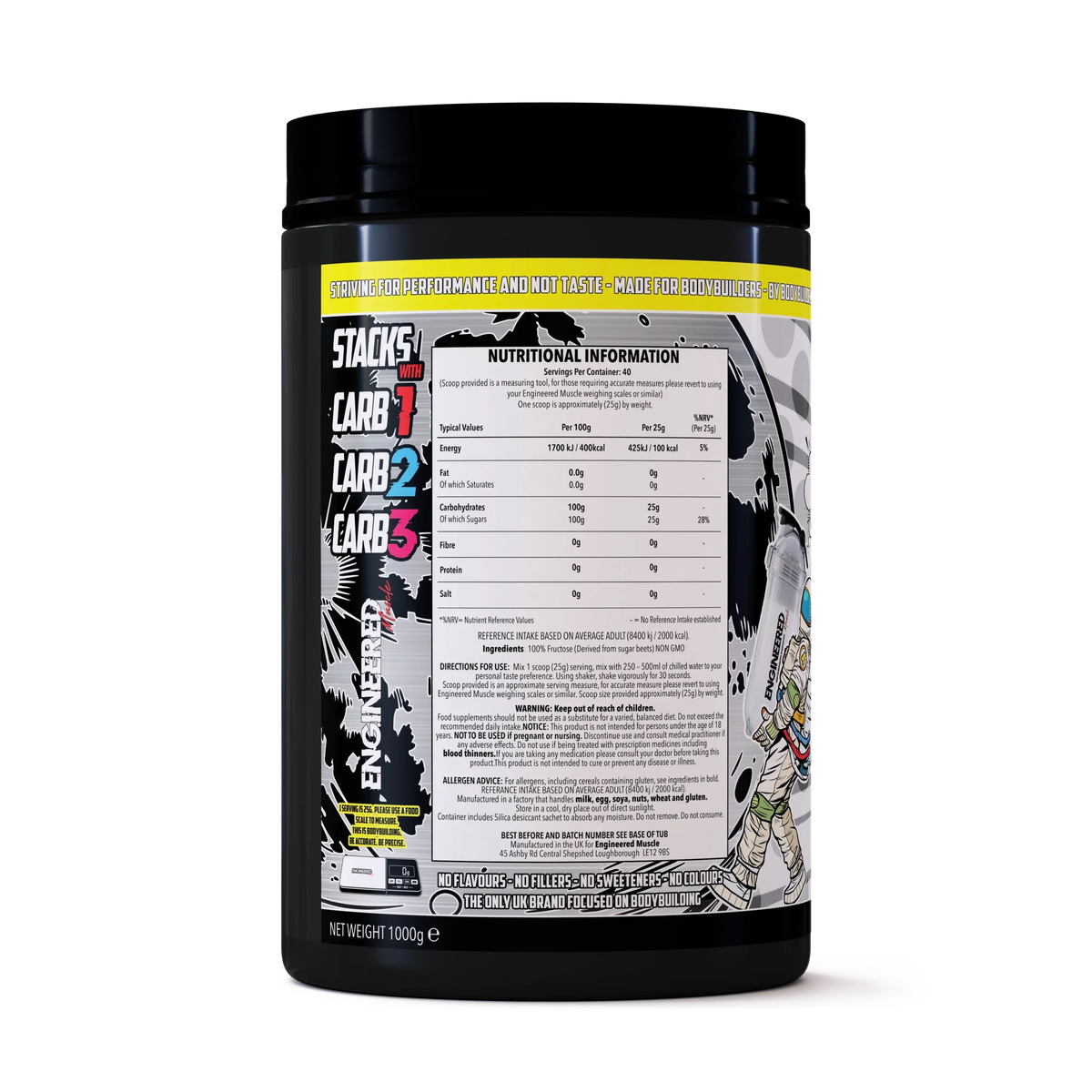 Engineered Muscle Fructose Powder - 1kg