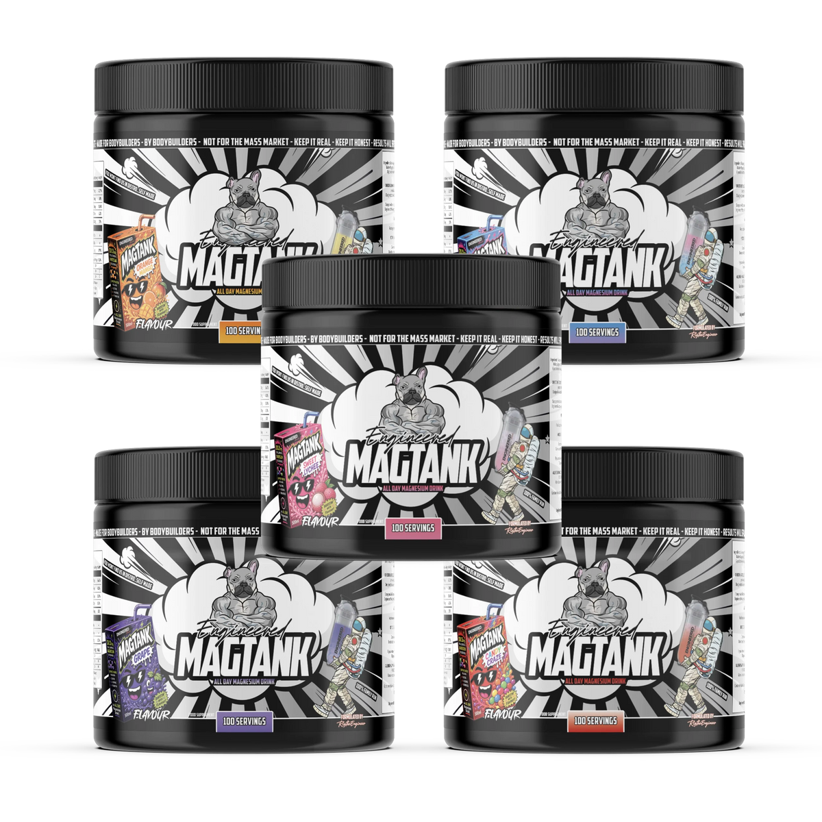 Engineered Muscle MagTank Magnesium - 100 Servings