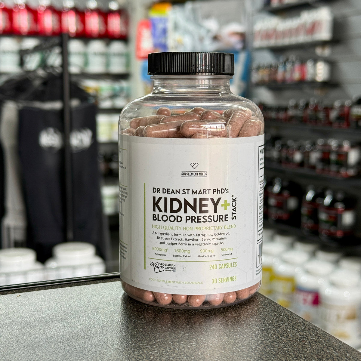 Supplement Needs Kidney & Blood Pressure Stack 240 Capsules - 30 Servings