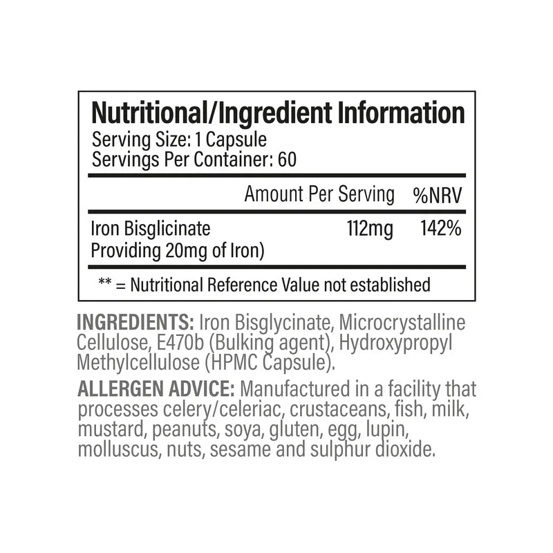 TBJP - Iron 60 Servings