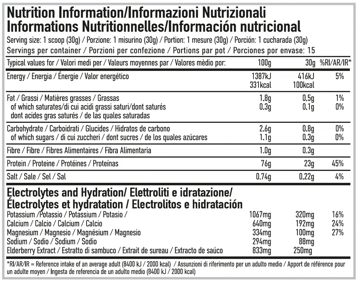 Per4m - Clear Whey Isolate + Electrolytes 900g