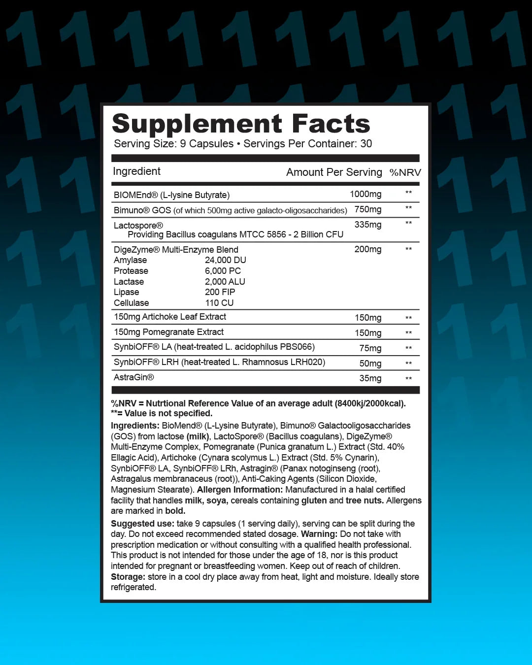 1 Source Supps DIGESTPRO1 Synbiotic Digestion Matrix