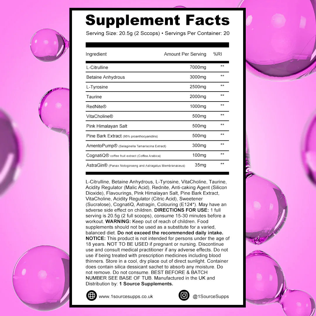 1 Source Supps - Pumped 1