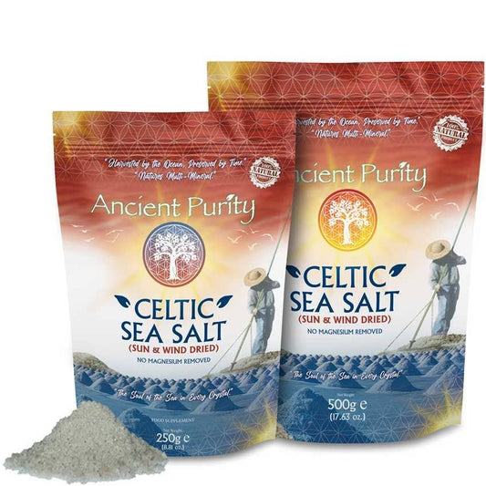 Ancient Purity - Celtic Sea Salt Coarse Whole Real Salt | France | 500g
