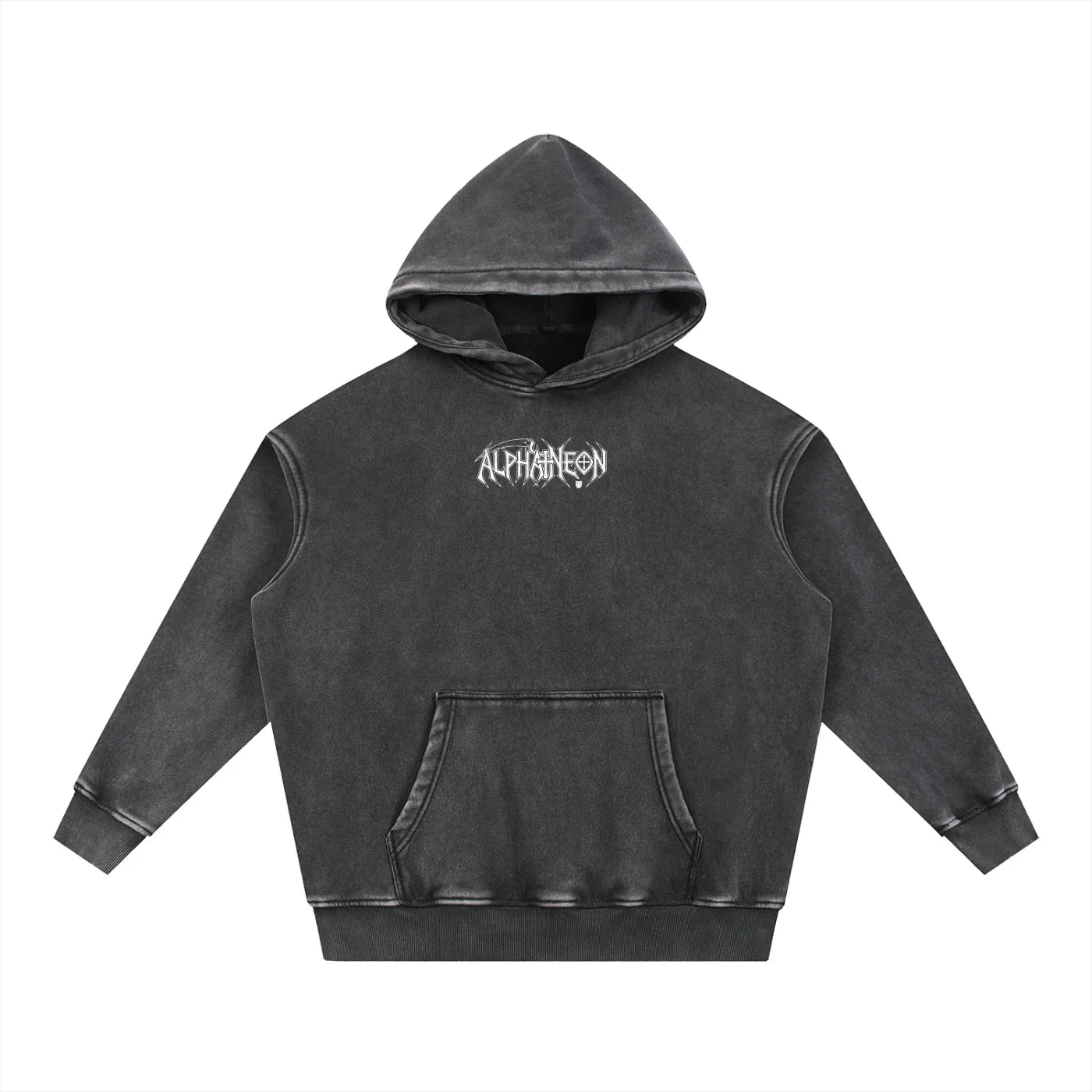 Alpha Neon - Ascend Oversized Hoodie Black