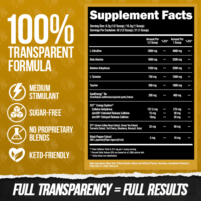 Alpha Lion - SuperHuman Pre 21 Servings