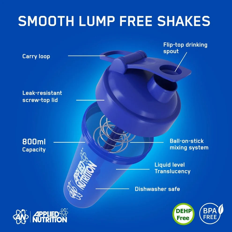 Applied Nutrition Blue Shaker Bottle 800ml