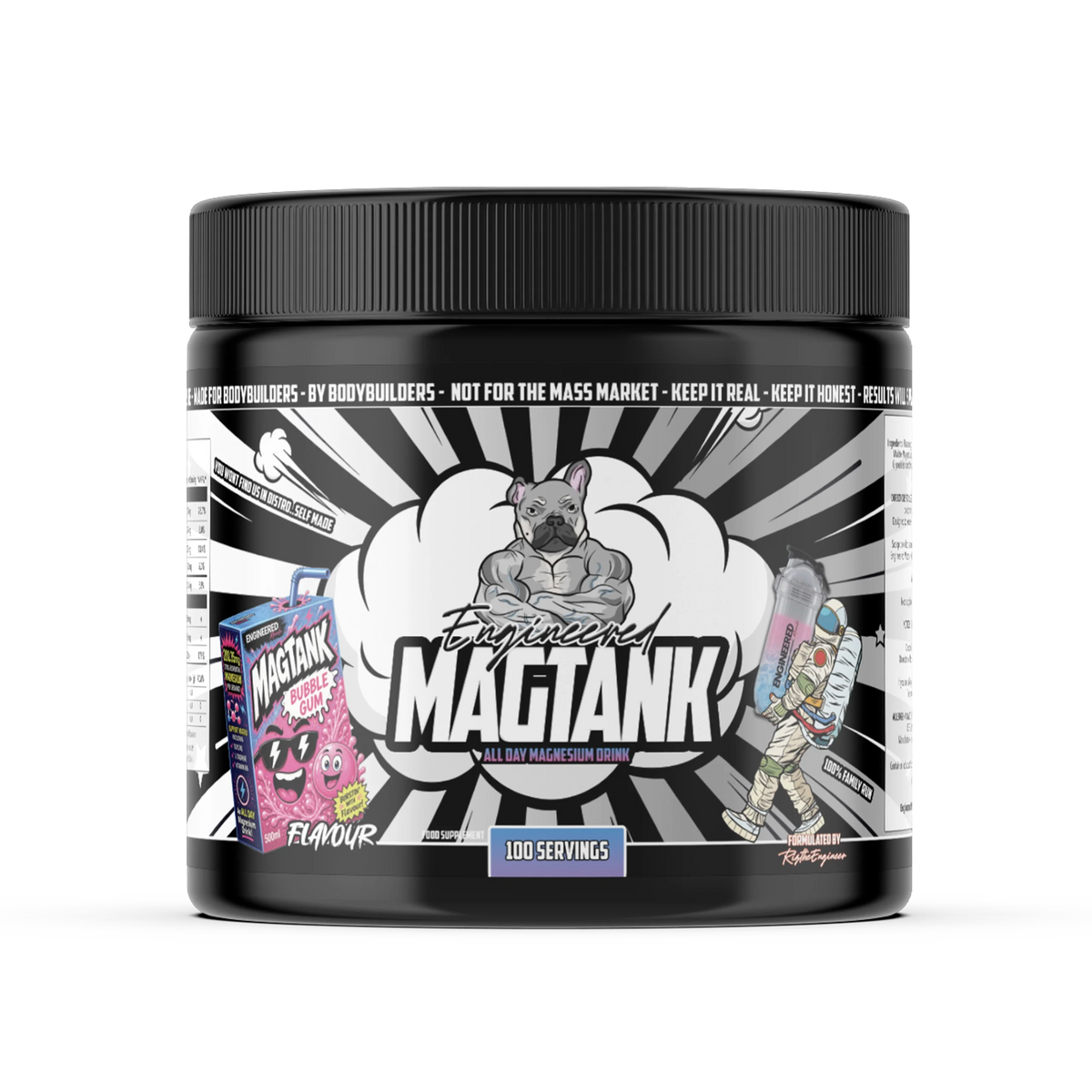 Engineered Muscle MagTank Magnesium - 100 Servings