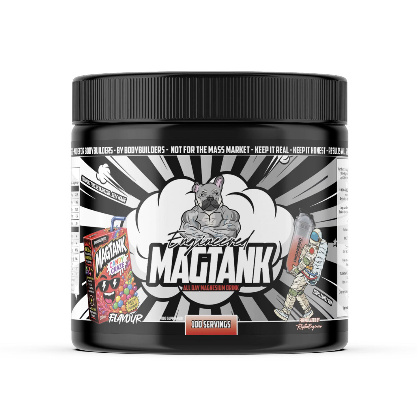Engineered Muscle MagTank Magnesium - 100 Servings