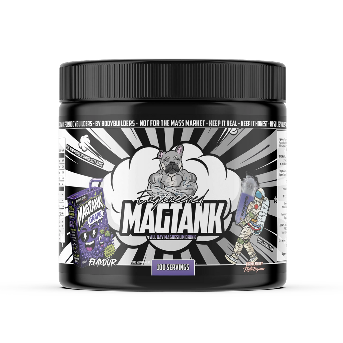 Engineered Muscle MagTank Magnesium - 100 Servings