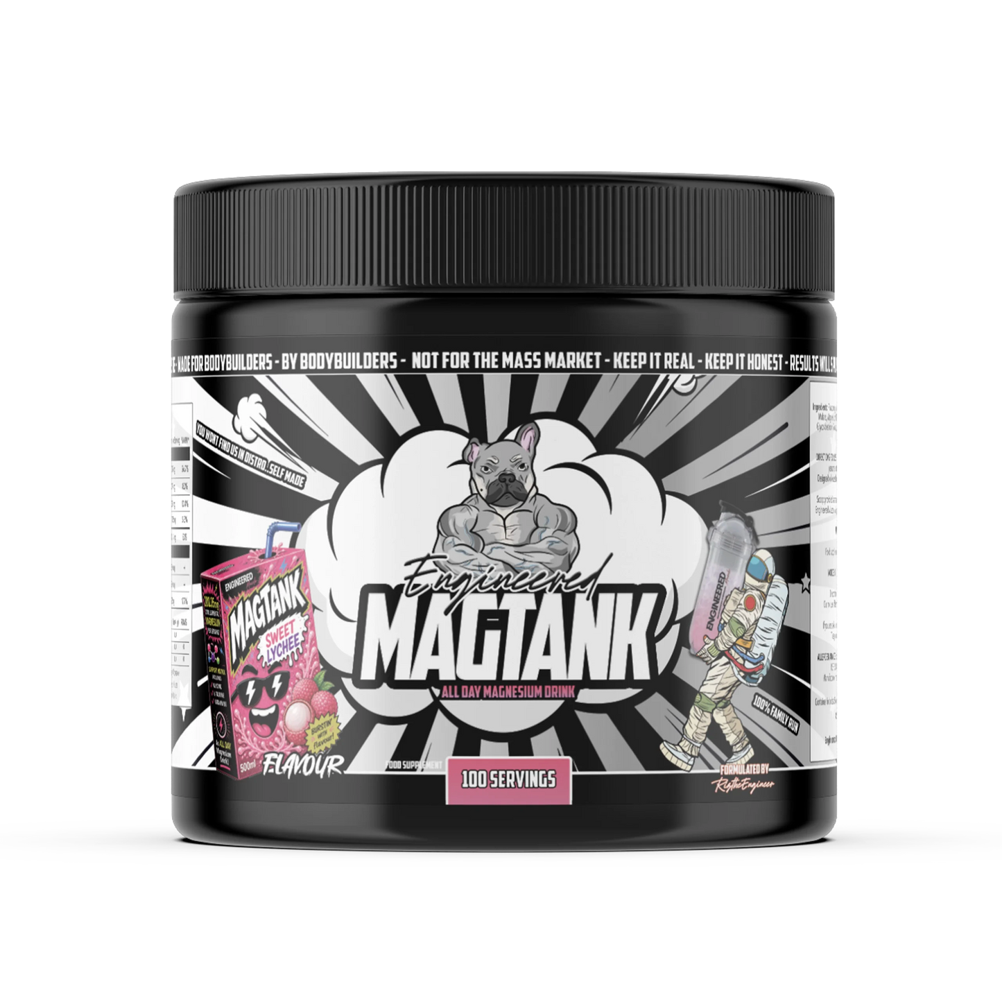 Engineered Muscle MagTank Magnesium - 100 Servings