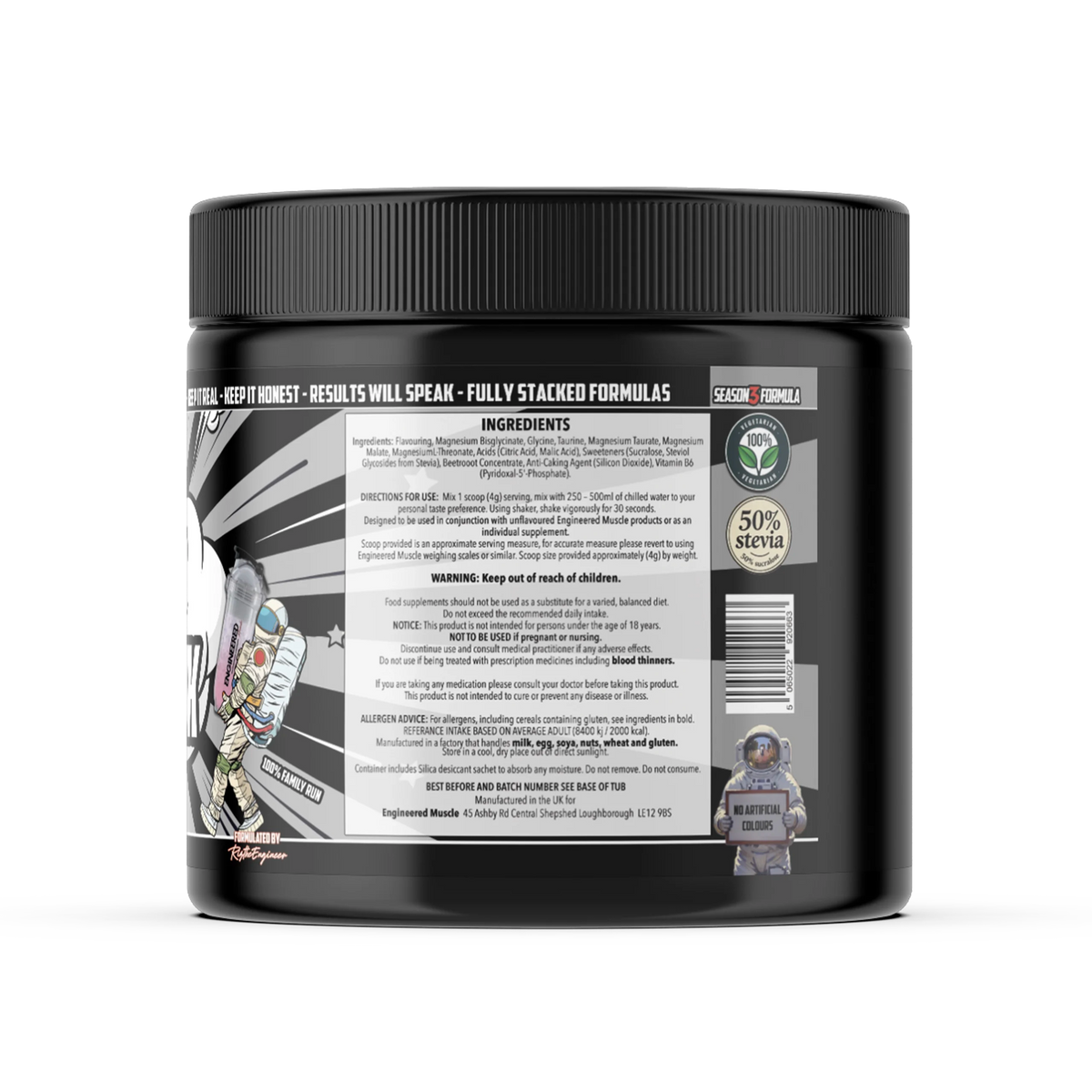Engineered Muscle MagTank Magnesium - 100 Servings