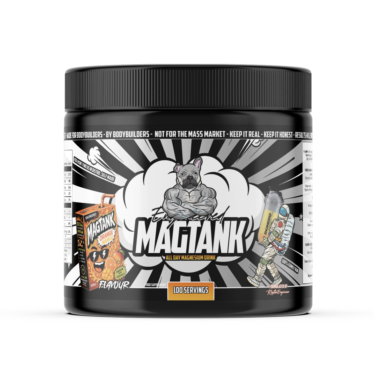 Engineered Muscle MagTank Magnesium - 100 Servings