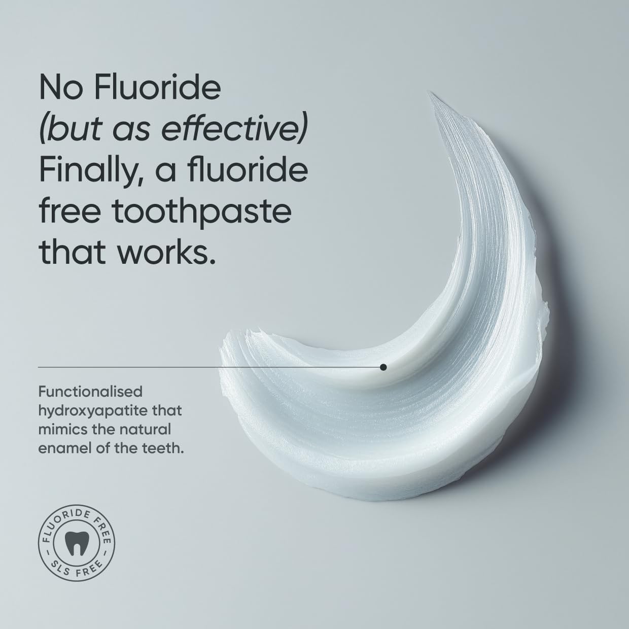 Gutology - Mineral Hydroxyapatite Toothpaste 120ml Microbiome Friendly Fluoride Free Tooth Paste Suitable for Adults & Children for Sensitive Teeth Wild Mint