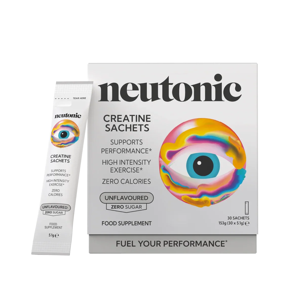 Neutonic Creatine Monohydrate Stick Packs - 30 Pack