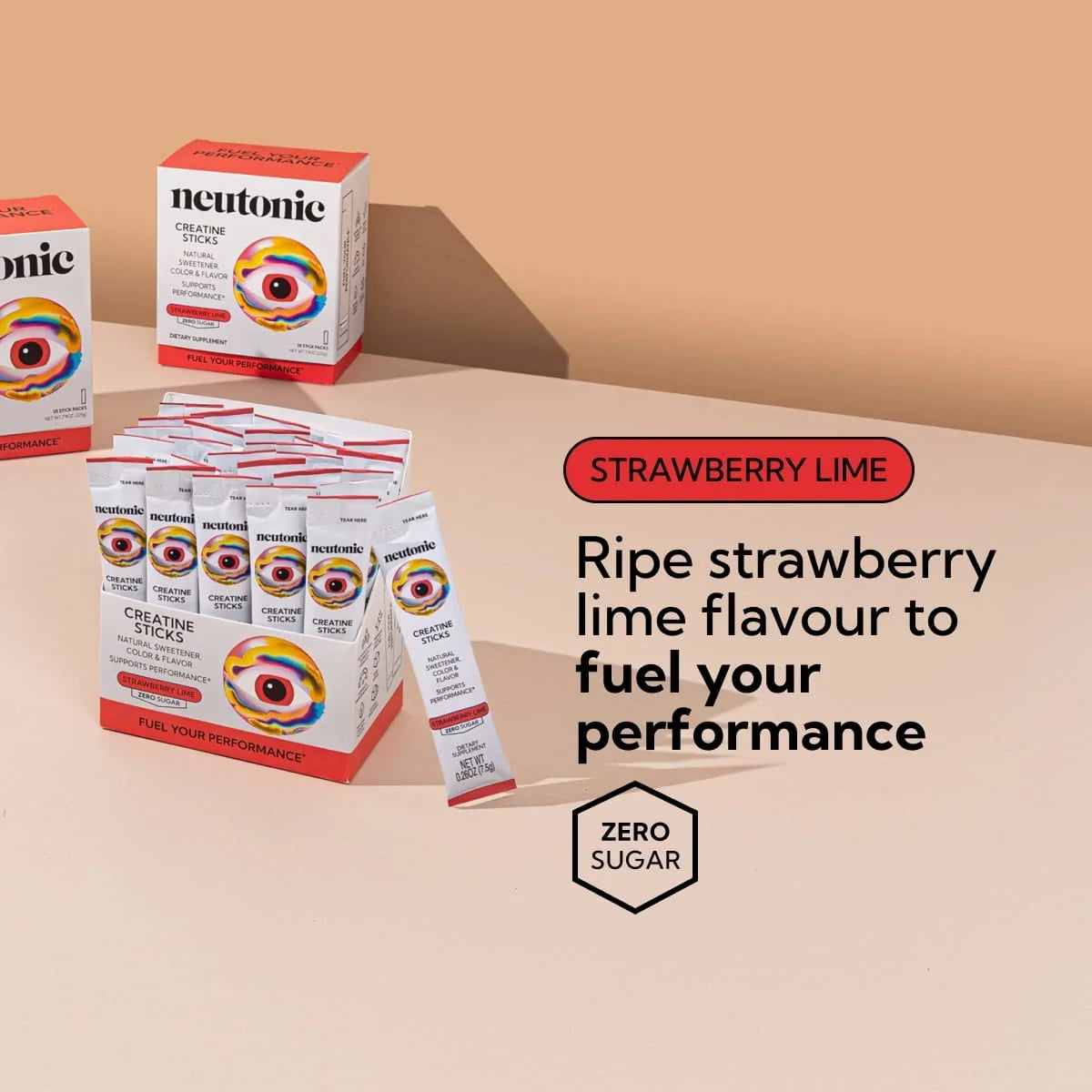 Neutonic Creatine Monohydrate Stick Packs - 30 Pack
