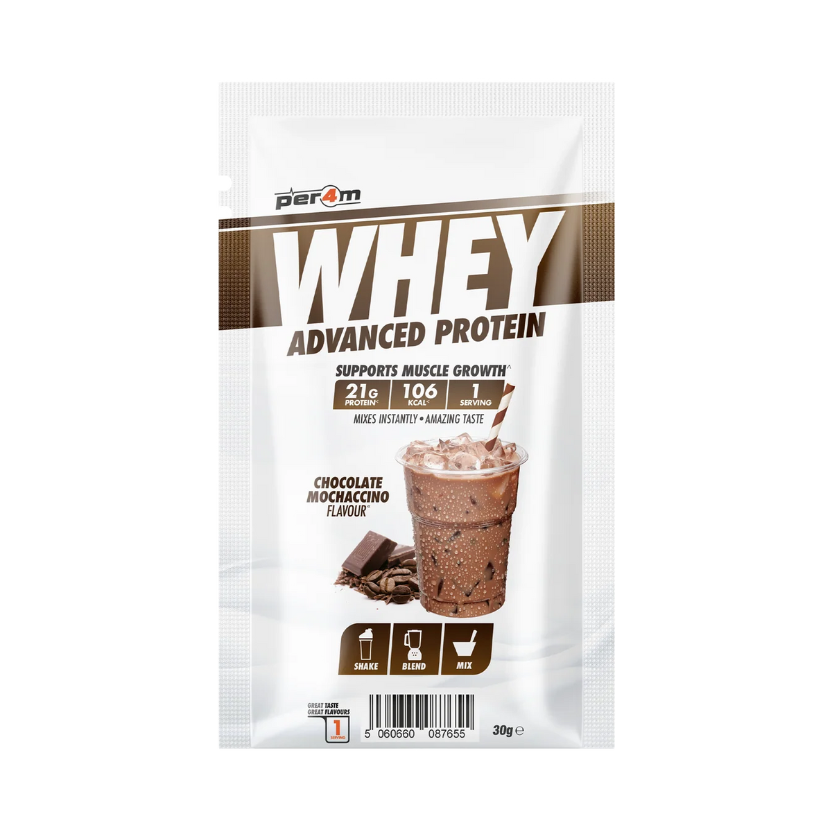 PER4M Advanced Whey Protein 30g Sample Sachet