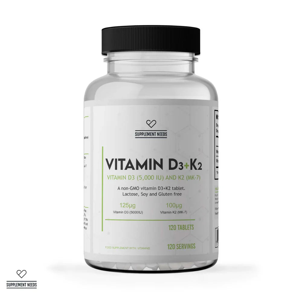 Supplement bottle labeled 'Vitamin D3' on a white background