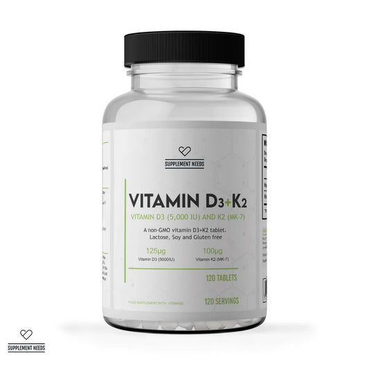 Supplement bottle labeled 'Vitamin D3' on a white background
