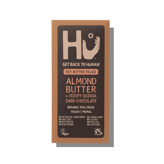 Hu - Almond Butter + Crispy Quinoa Dark Chocolate Single Bar
