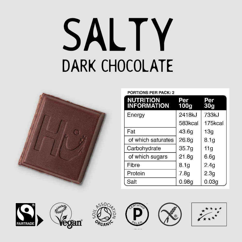 Hu - Salty Dark Chocolate Bar Single Bar