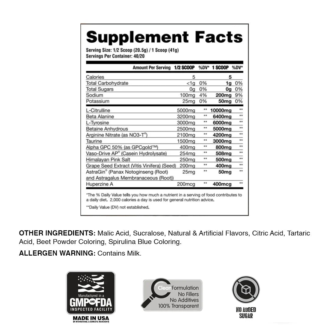 Apollon Nutrition - Bare Knuckle - Non-Stimulant Nitrate Infused Pre-Workout V6