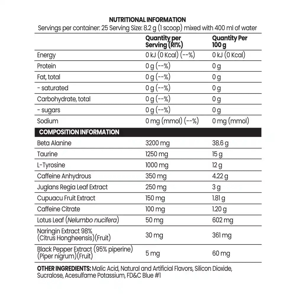 Chaos Crew - Stim Head Pre Workout 25 Servings