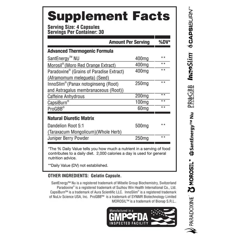 Apollon Nutrition - Chaos Hardcore Thermogenic