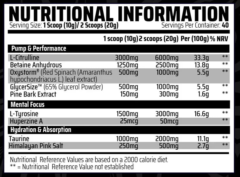 Vida Nutrition - Hydro Pump