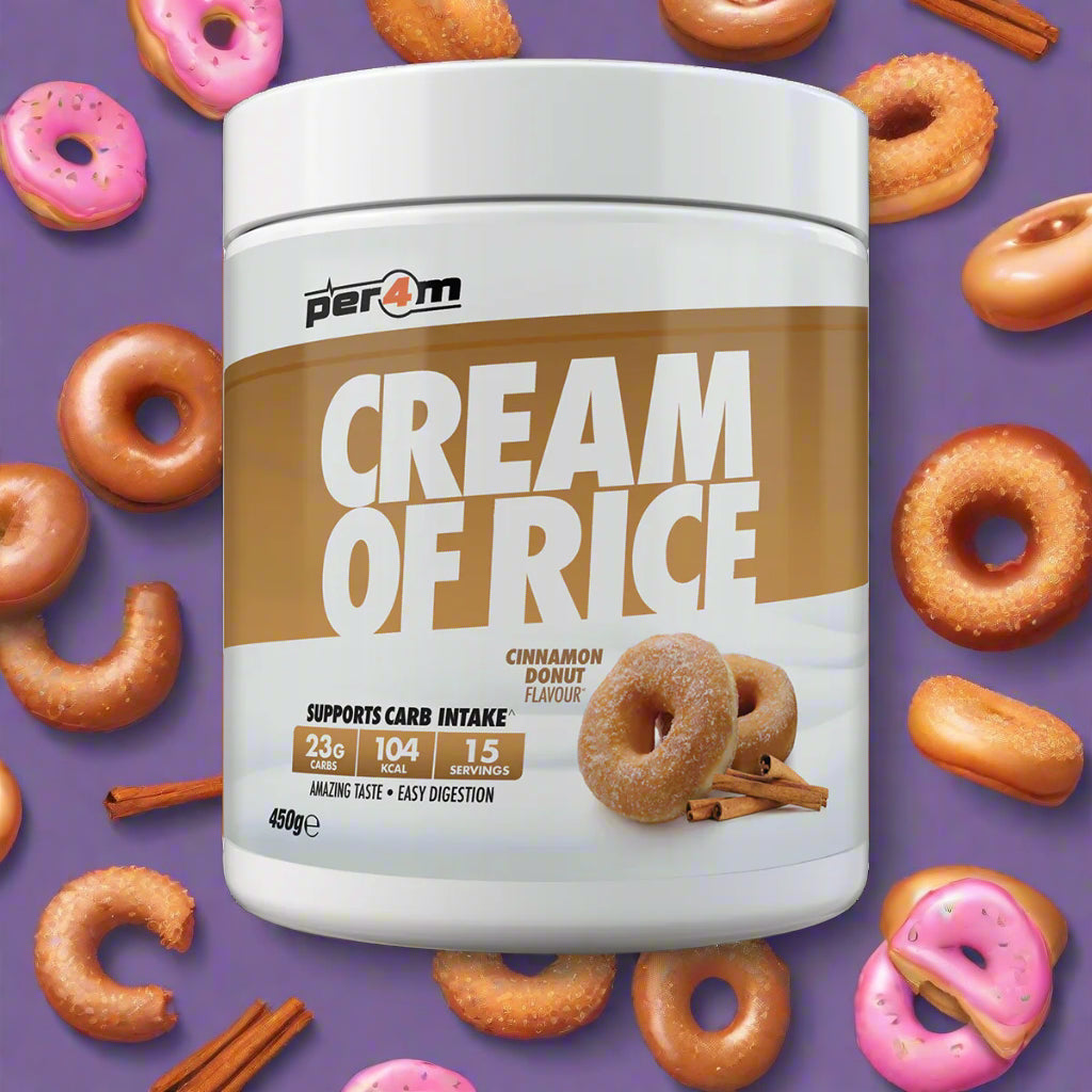 per4m cream of rice cinnamon donut