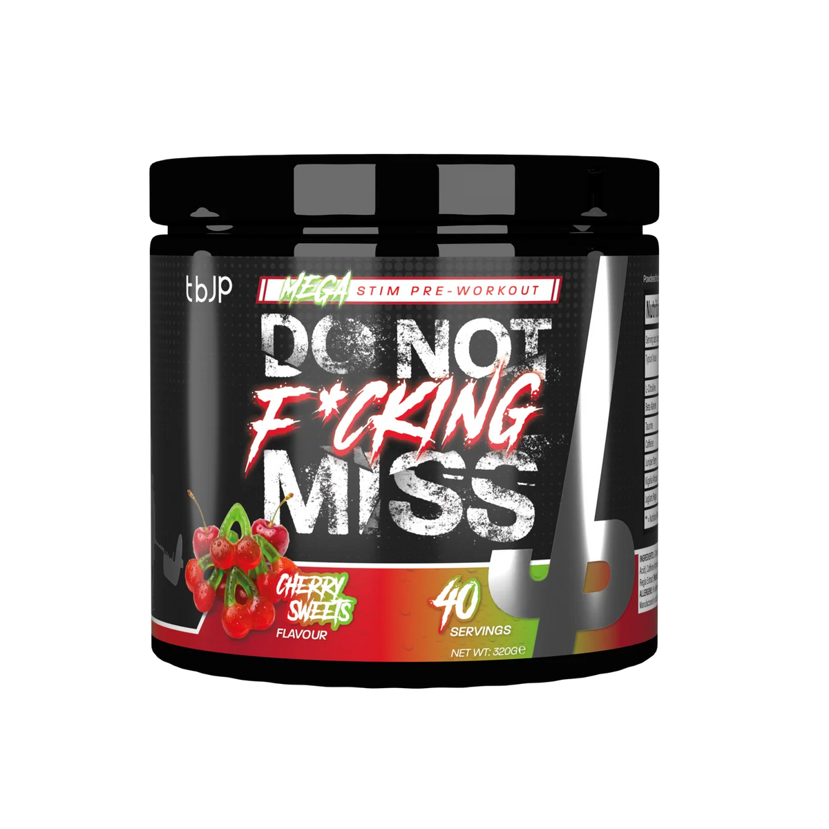 tbJP DNFM Pre-Workout – 20 Full / 40 Servings